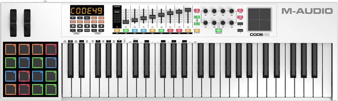 M-audio Code Series - M-audio Code 49 Midi Controller (1200x750), Png Download