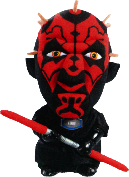 Darth Maul 9 Talking Plush - Star Wars 9 Inch Talking Darth Maul (444x611), Png Download
