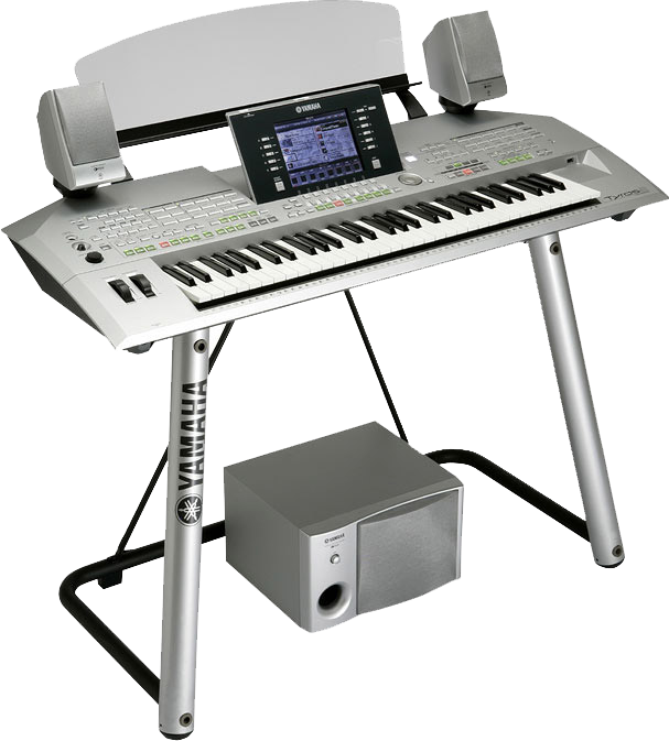 Yamaha Tyros2 Complete Fullsize Copy 1 - Yamaha L7s Keyboard Stand For Tyros (607x673), Png Download