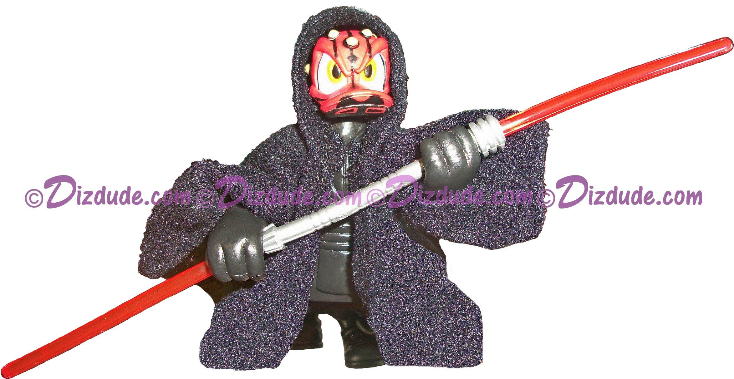 "donald Duck As Darth Maul" Celebration Iv / 6 Star - Star Wars (2400x1253), Png Download