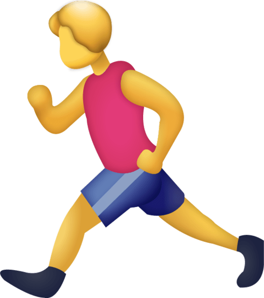 Download Running Man Emoji Png Png Image With No Background Pngkey Com
