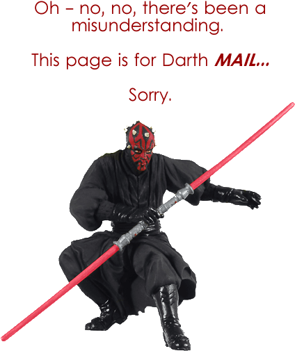 Darth Maul - Vader - Sith Lords - Contact The Star - Hallmark 2012 Sith Apprentice Darth Maul Star Wars (457x526), Png Download