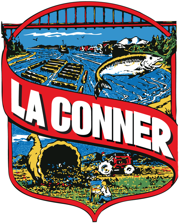 Pause - Town Of La Conner Logo (688x800), Png Download