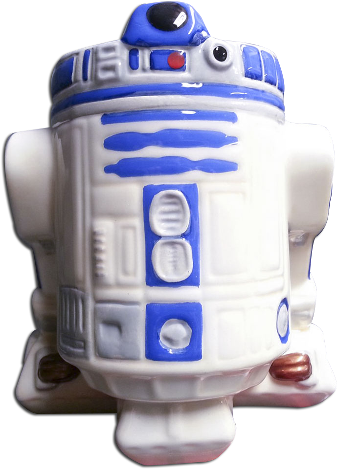 Star Wars Episode 1 R2 D2 Figural Ceramic Mug - R2 D2 Mug (856x1000), Png Download