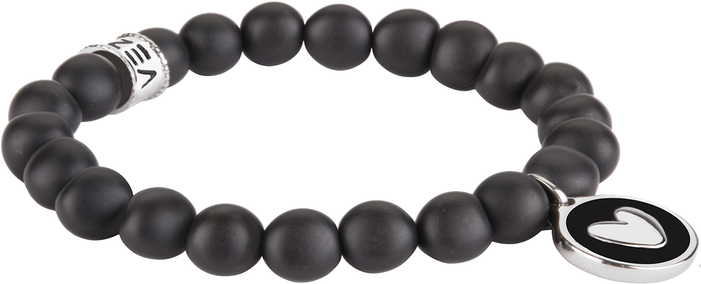 The Heart Charm Is The Perfect Bracelet For Women To - Beads Bracelet Png (1402x763), Png Download