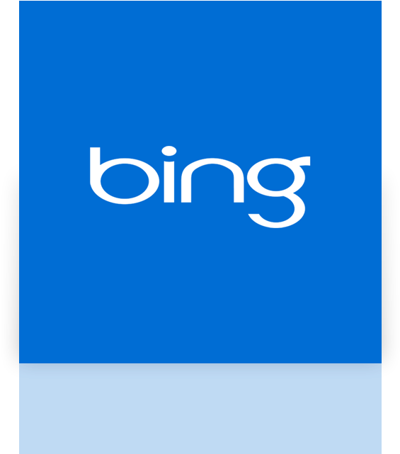 Bing, Mirror, Alt Icon - Bing Logo Black Background (640x640), Png Download