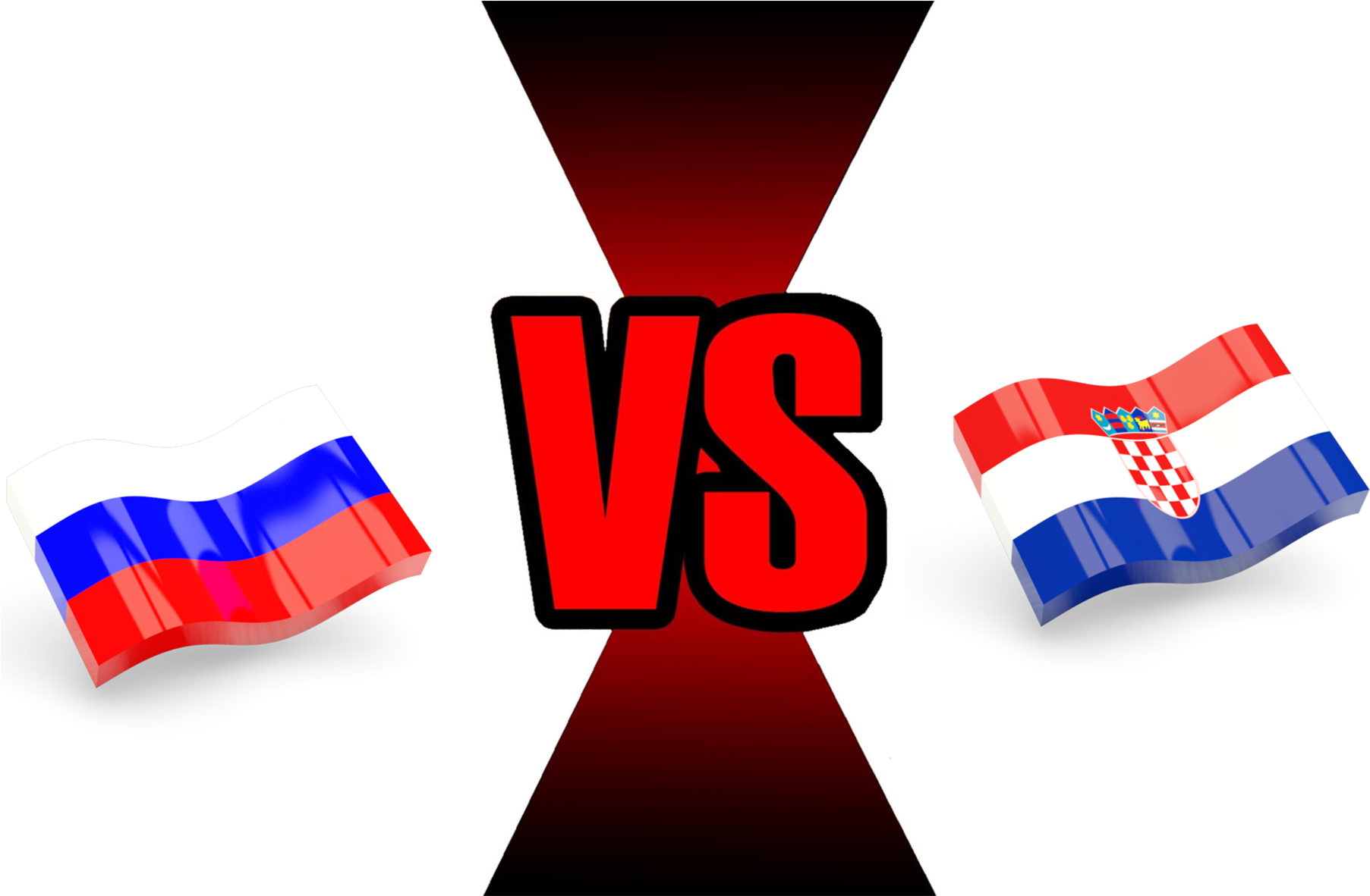 Fifa World Cup 2018 Quarter-finals Russia Vs Croatia - Brazil Vs Mexico 2018 World Cup (1840x1288), Png Download