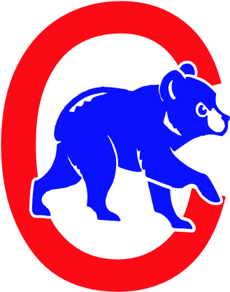 Chicago Cubs Bear Logo (344x436), Png Download