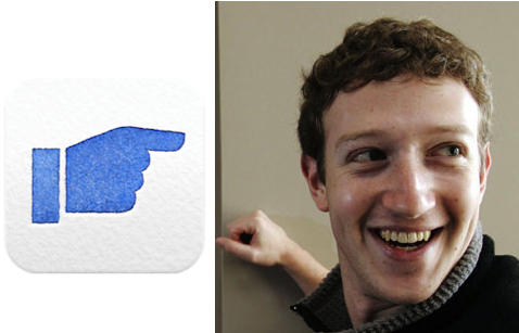 Mark Zuckerberg Is The Voice Behind The “poke” Notification - Mark Zuckerberg Launches Facebook From His Harvard (493x306), Png Download