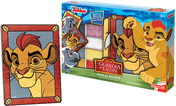 Magic-beads - Disney Junior The Lion Guard 32 Valentines (608x367), Png Download