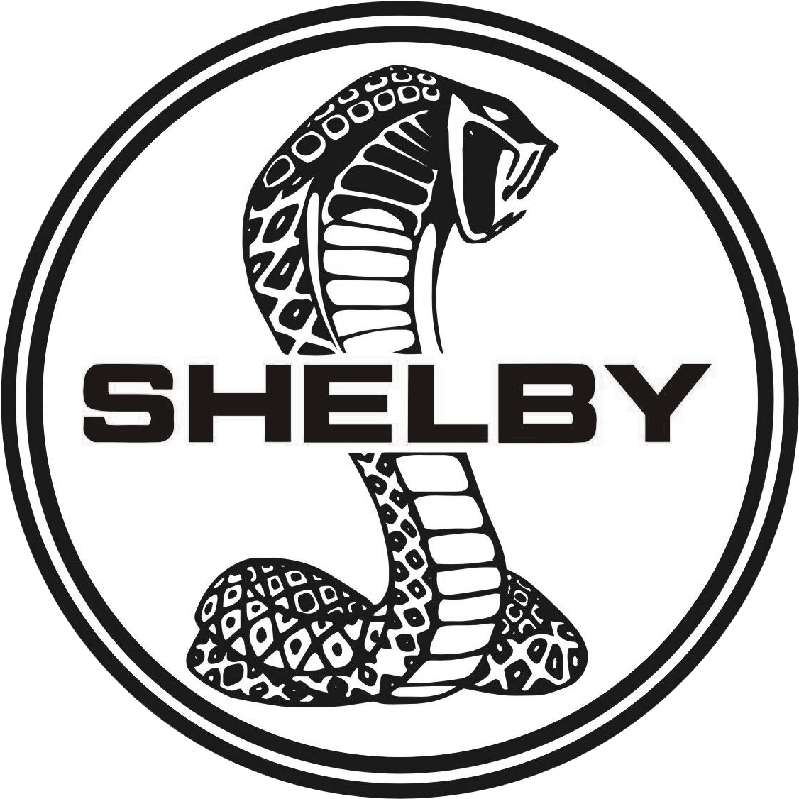 Shelby Png Transparent Shelby - Mustang Shelby Cobra Logo (1125x1125), Png Download