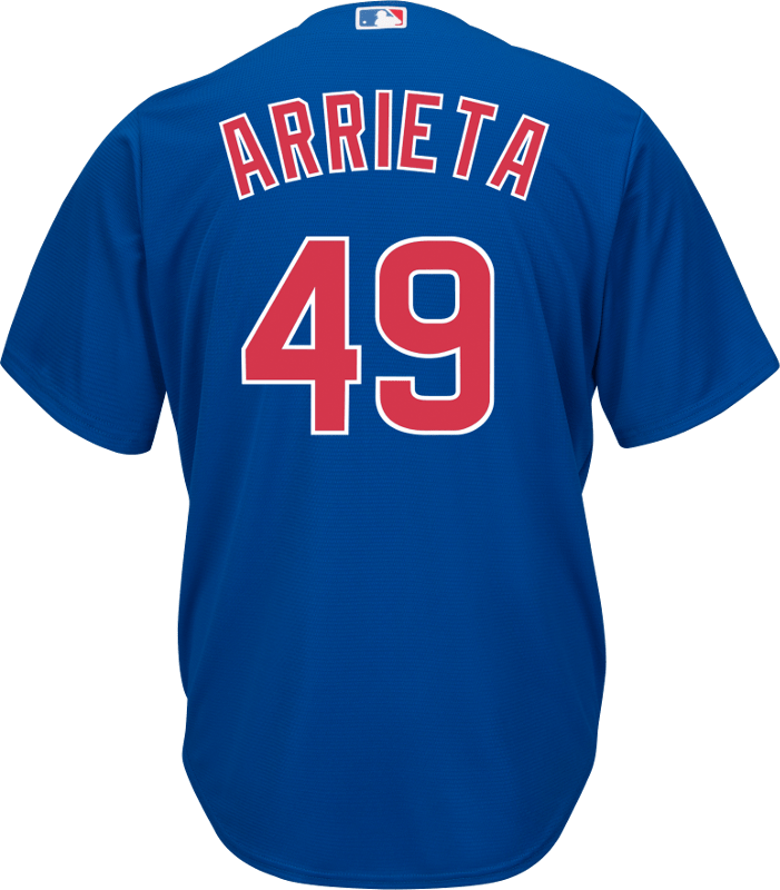 Chicago Cubs Arrieta Jersey - Brazil National Football Team (701x800), Png Download