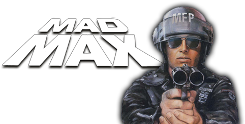 Mad Max Movie Image With Logo And Character - Mad Max Poster (500x281), Png Download