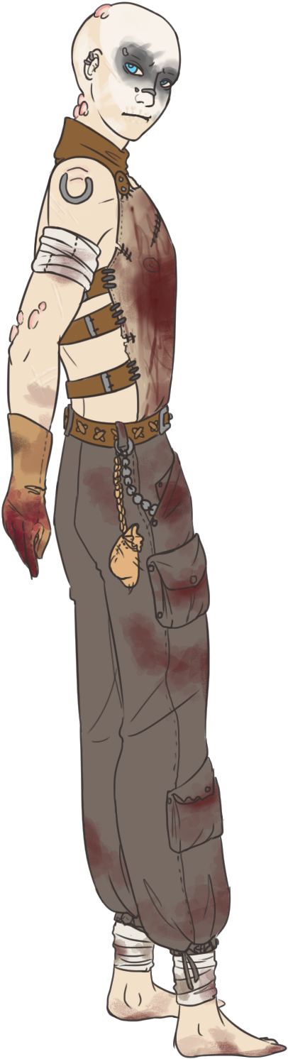 Crypt- A War Boy - Illustration (438x1500), Png Download