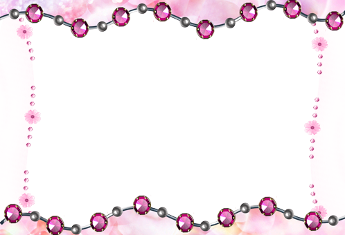 Download Photo Frame Pink Beads Torte Di Compleanno 18 Anni Png Image With No Background Pngkey Com