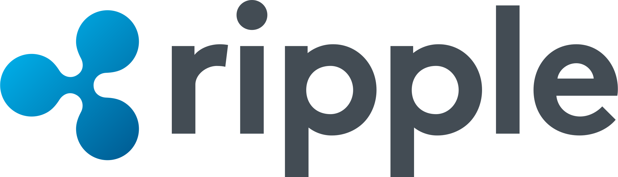 Ripple - Ripple Logo Png (2000x574), Png Download