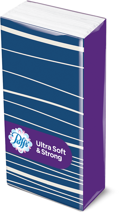 Puffs To Go Pack Facial Tissues - Puffs (1200x939), Png Download