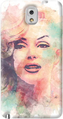 Marilyn Abstract Samsung Galaxy Note 3 Case - Smartphone (480x480), Png Download