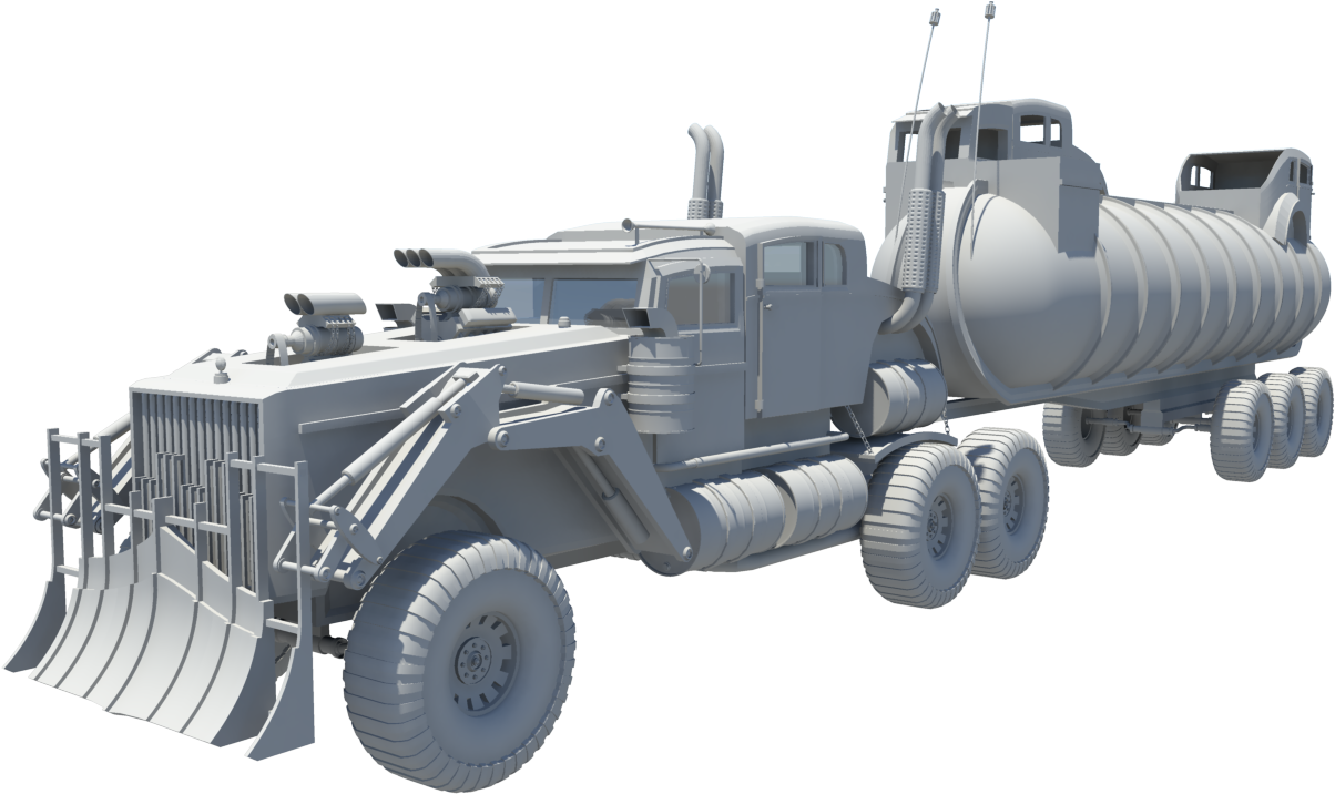 Warboys Armada War-rig - Medium Tactical Vehicle Replacement (1280x720), Png Download