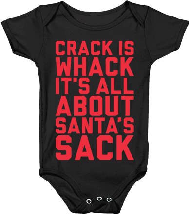 Santa's Sack Baby Onesy - Remembrance Poppy (484x484), Png Download