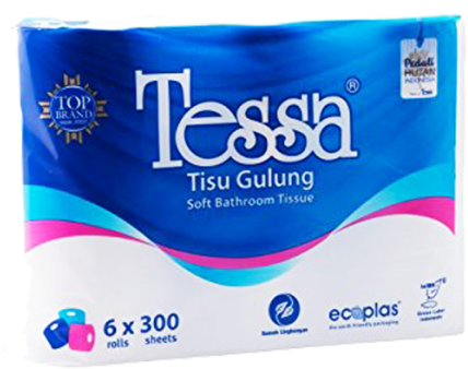 Tessa Toilet Tissue 6 Rolls - Tissue Tessa (600x600), Png Download