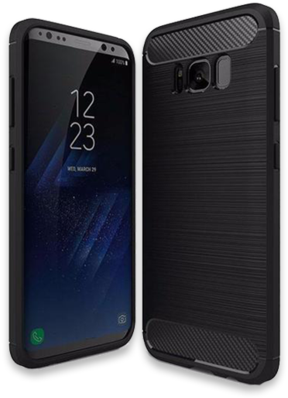 Products/410-soft Tpu Brushed Carbon Fiber Texture - Carbon Fibre Brushed Tpu Hoesje Samsung S8 Plus / S8+ (480x480), Png Download