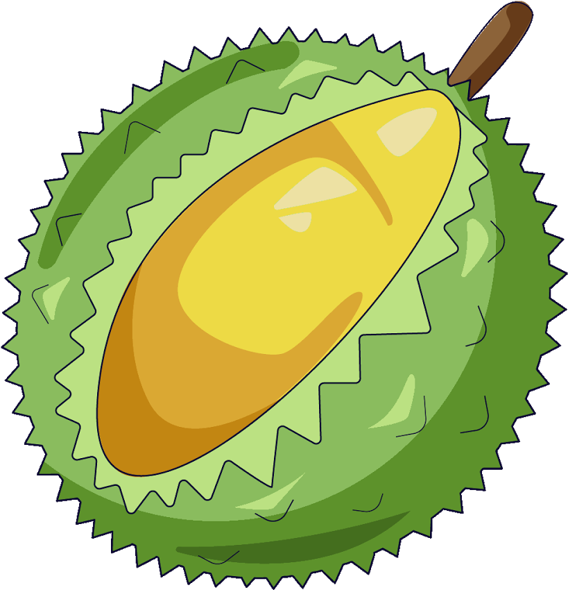 Download 12 Clipart Buah Durian - Certificate Red Seal Png (1600x900), Png Download