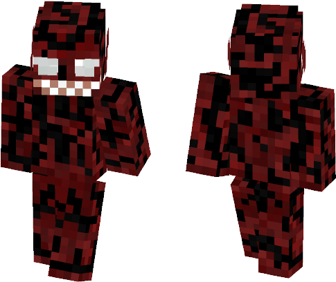 Install Carnage Skin Instruction - Minecraft Skin Hollow Knight (584x497), Png Download