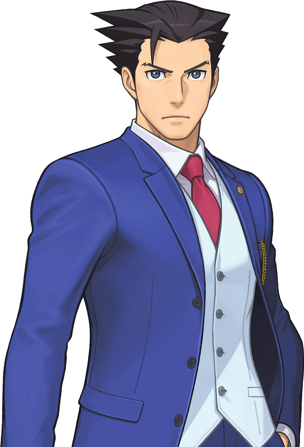 Asinine Crossovers Chapter Barrylawn - Phoenix Wright Ace Attorney Png (1255x1550), Png Download