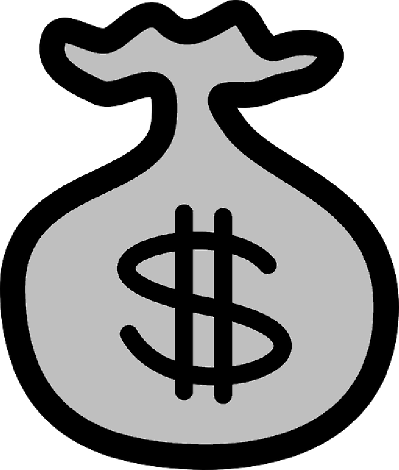 Mb Image/png - Money Bag Clipart Png (800x941), Png Download