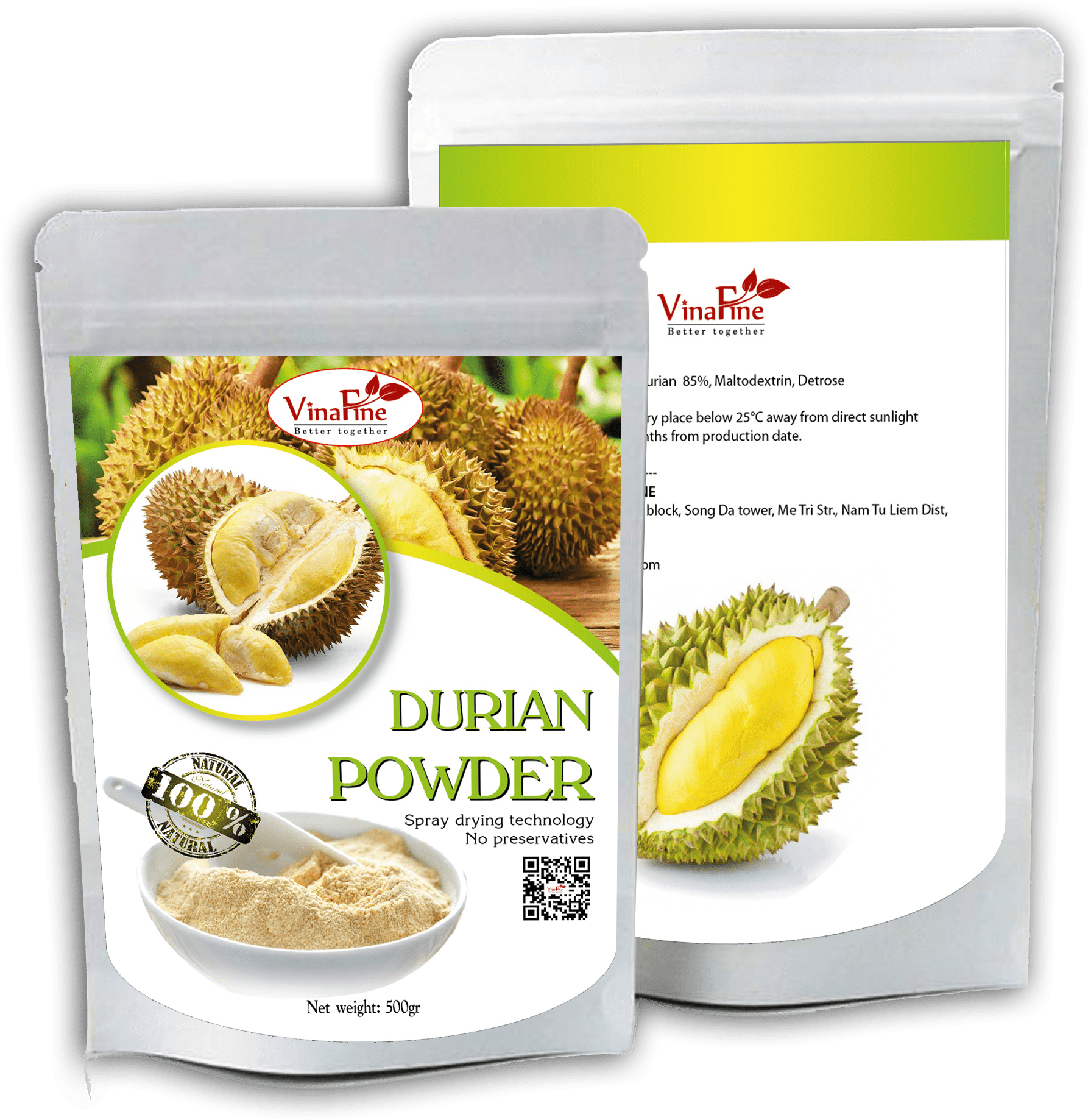Durian Powder - Mango (600x576), Png Download