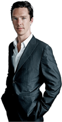 Benedict Cumberbatch Posing - Benedict Cumberbatch Transparent (400x400), Png Download