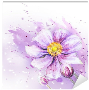 Wall Mural • Pixers® • We Live To Change - Watercolor Painting (400x400), Png Download