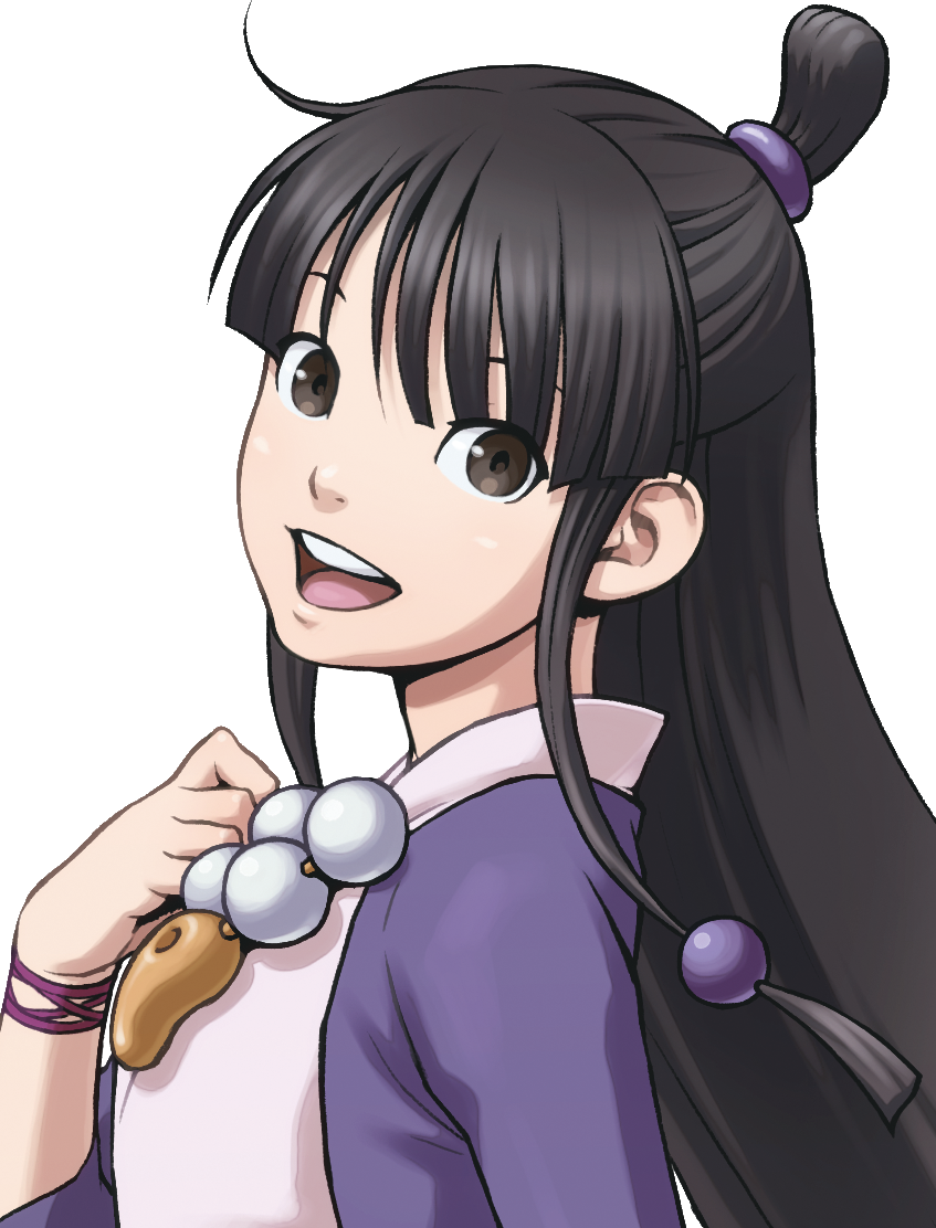 Maya Fey Portrait - Maya Ace Attorney Anime (847x1112), Png Download