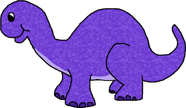 Dinosaur Clipart Purple Dinosaur - Purple Dinosaur Clip Art (751x468), Png Download