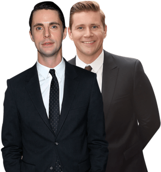 The Good Wife's Finn And Downton Abbey's Tom Talk About - Donnie And The Moj (330x412), Png Download