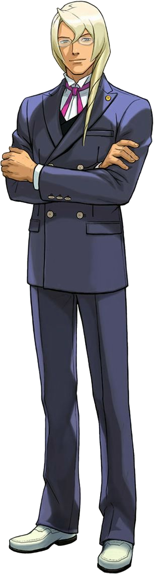 With Snake And Phoenix's Name Cleared, They Re-assume - Apollo Justice Gavin (306x1134), Png Download