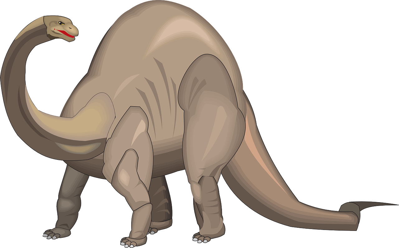 African Dinosaur - Brontosaurus Clipart (1280x796), Png Download