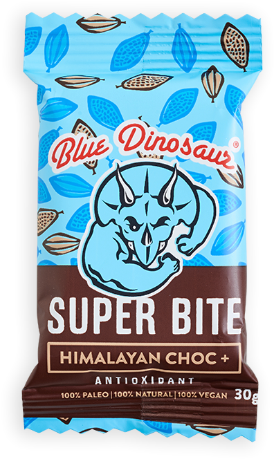 Himalayan Choc 18 Bites - Blue Dinosaur Super Bite Himalayan Choc Plus 30g (700x900), Png Download