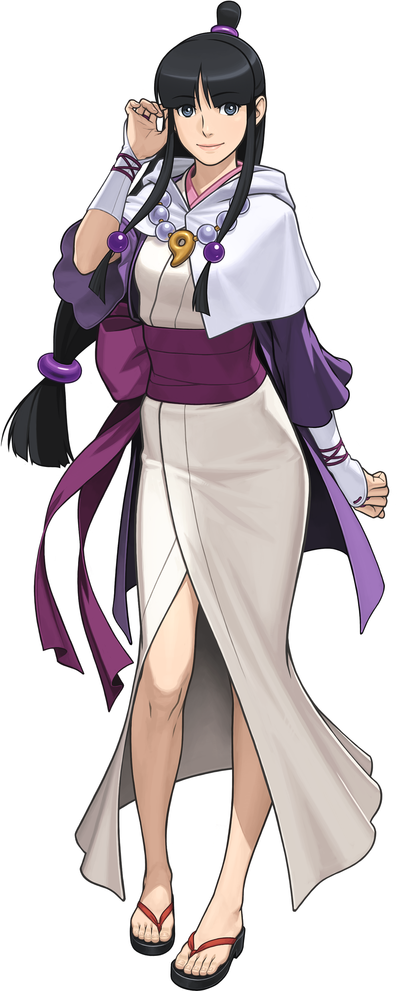 Ace Attorney - Phoenix Wright Spirit Of Justice Maya (2894x4093), Png Download
