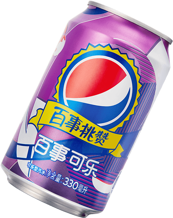 Pepsi Challenge China - Carbonated Soft Drinks (593x743), Png Download