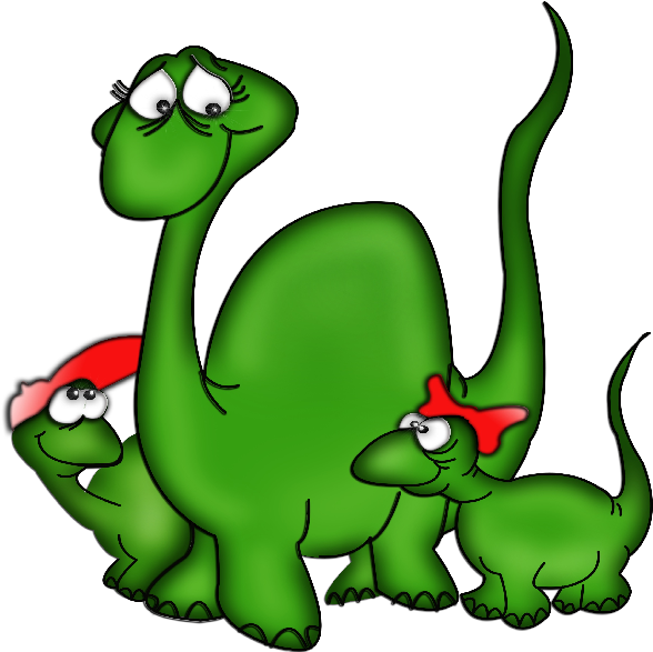 Dinosaur Cute Cartoon Animal Clip Art Images - Dinosaurs Clipart (600x600), Png Download