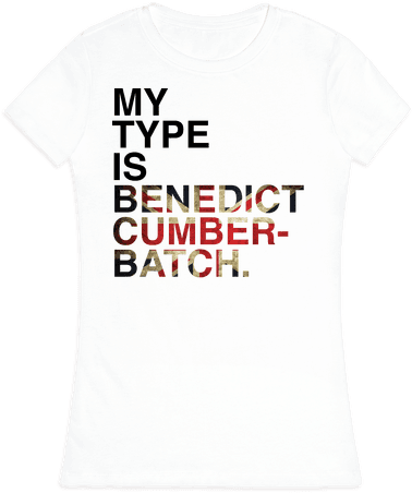 My Type Is Benedict Cumberbatch - Small Is Beautiful (484x484), Png Download