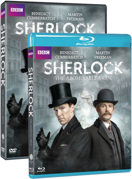 Sherlock: The Abominable Bride/cumberbatch/freeman/blu-ray (477x600), Png Download