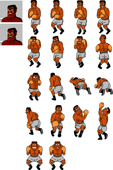 Mike Tyson's Punch-out - Mr Sandman Punch Out (391x589), Png Download