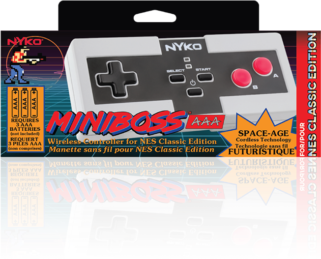 Miniboss Aaa For Nes Classic Edition - Miniboss Aaa Controller For Nes Classic Edition (1024x768), Png Download