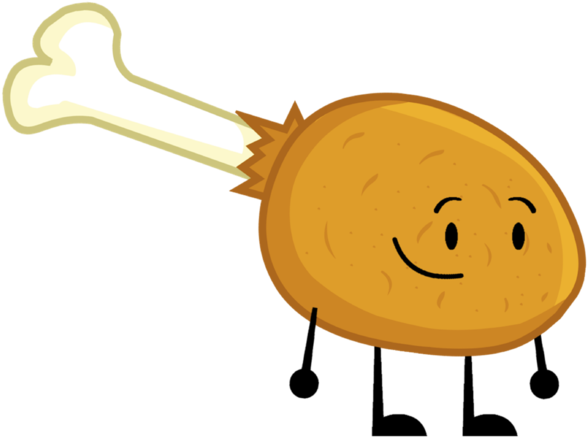 Chicken Leg - Bfdi Chicken Leg (640x449), Png Download