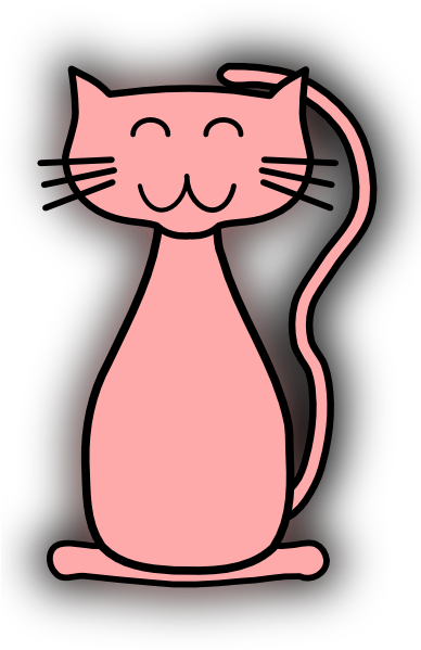 Kittens Clipart Yarn Clip Art - Peach Cat Clipart (420x598), Png Download