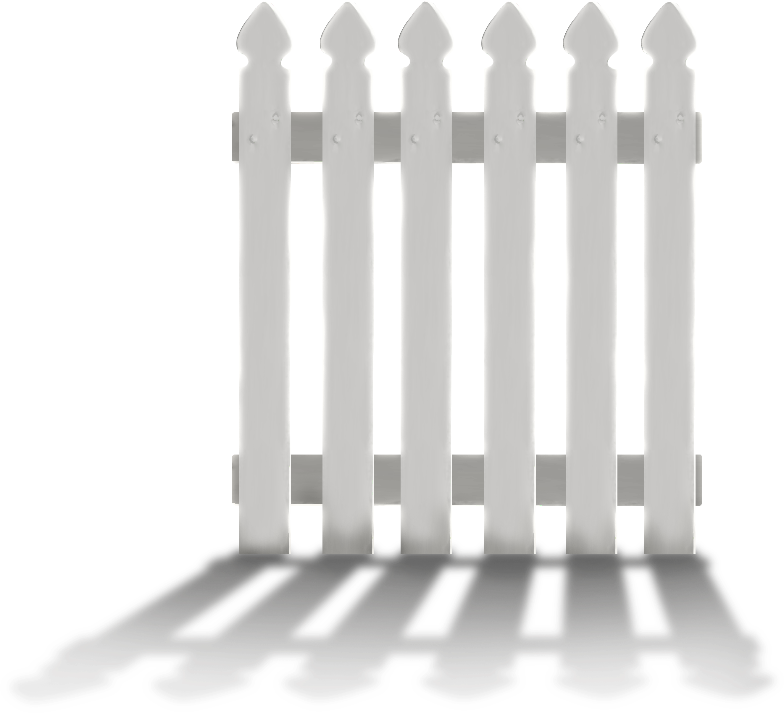 Fence With Shadow Png Clipart - Plotek Png (2700x2494), Png Download