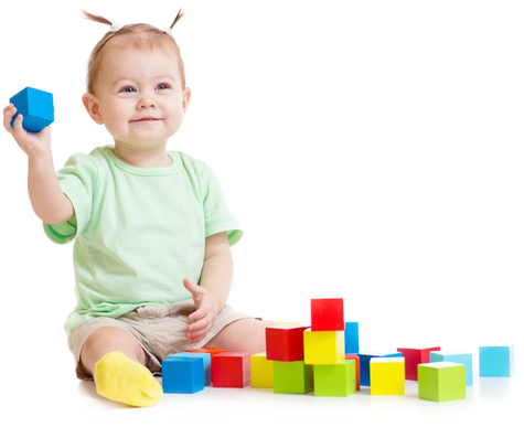 Little-girl - Happy Toddler Playing (475x397), Png Download